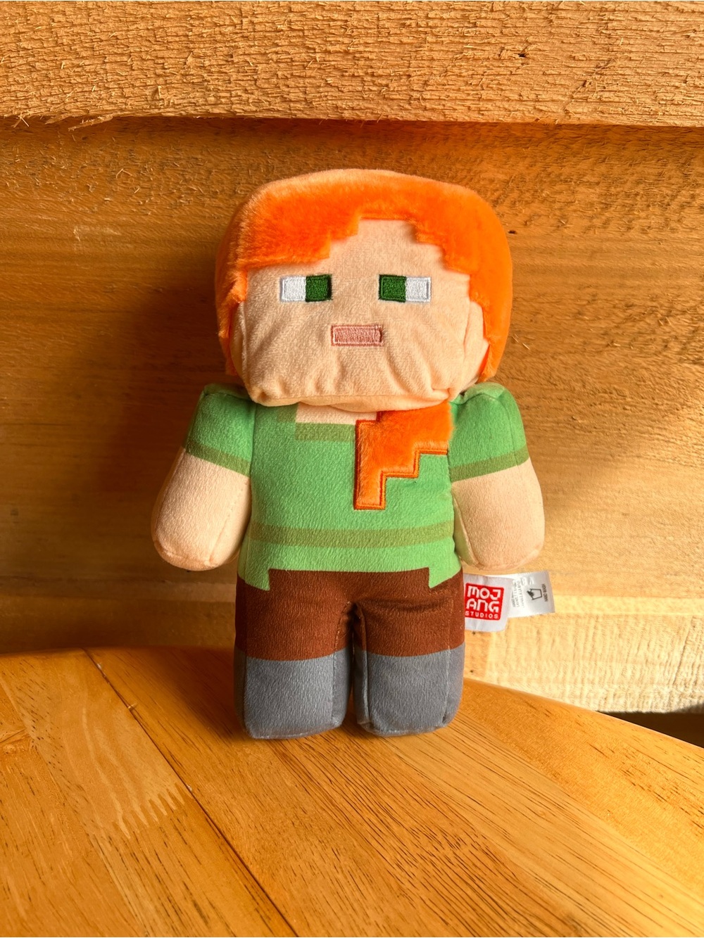 Minecraft Alex Plush Toy - Orange Hair Green Shirt - Fan Favorite Kids Toy